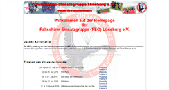 Desktop Screenshot of feg-fallschirm.de